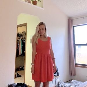 Nordstrom pink dress.